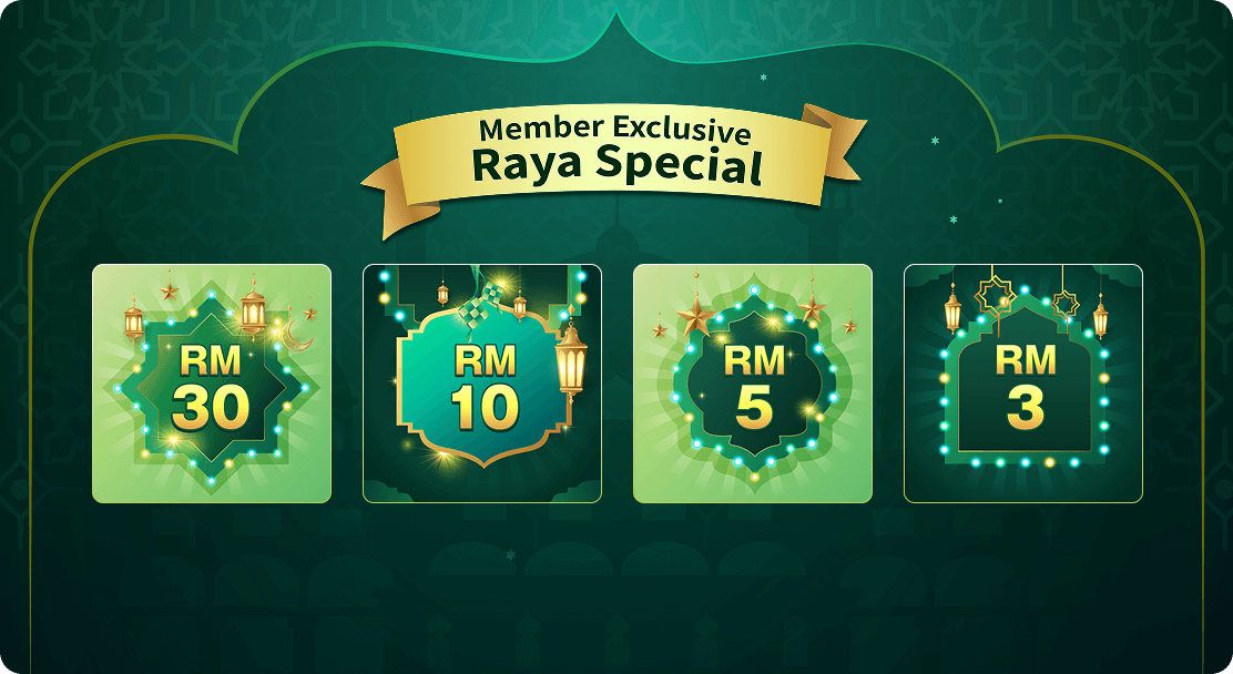 Sign up and draw lucky coupons up to RM30