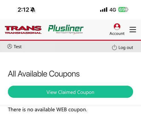 How do I check Coupons from my account?